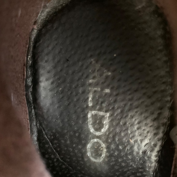 Knee high leather Aldo wedge boots - Picture 5 of 12